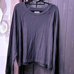 Aerie Black Long Sleeve Women's Tee